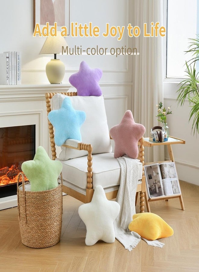 AVS Star Throw Pillow Cute Star Shaped Cushion Soft Room Decor Plush Bolster Cushion for Bedroom Sofa Chair (15inch, Orange) - Image 2